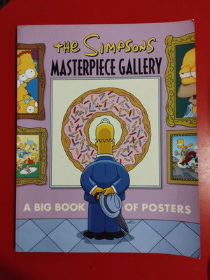 The Simpsons Masterpiece Gallery βιβλίο σαν καινούργιο, αυθεντικά posters