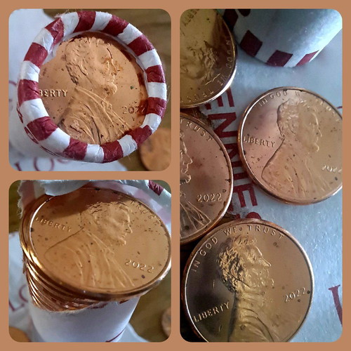 One cent USA roll unopened, 2022