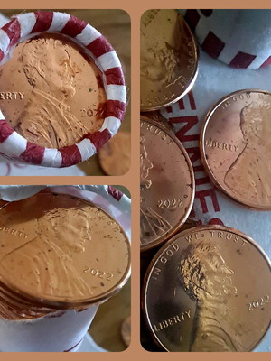 One cent USA roll unopened, 2022