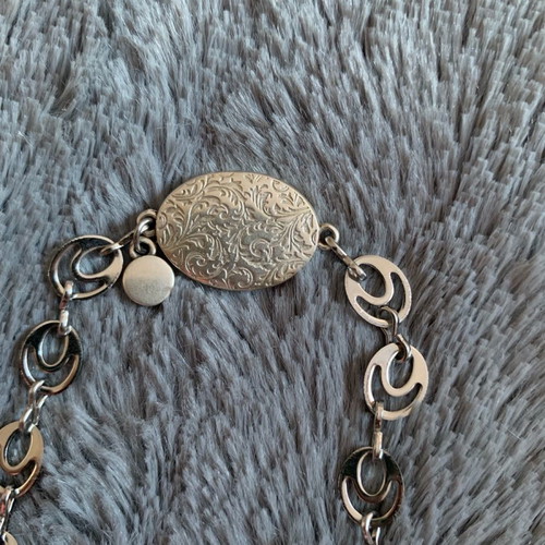 Steel bracelets used, turquoise