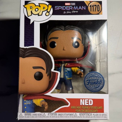 Funko Pop! Marvel Spider-Man No Way Home Ned 1170 Bobble-Head Special Edition new