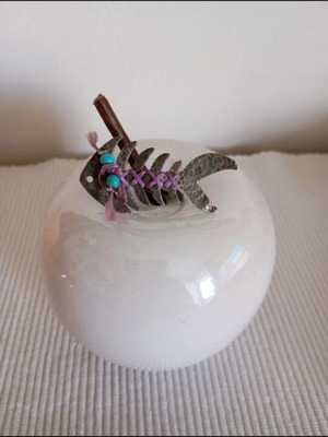Fishbone ring handmade like new
