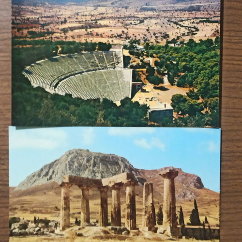 Collectible postcards like new, set of 16 with landmarks