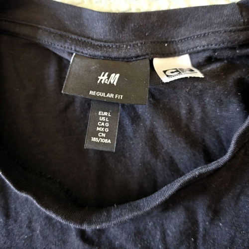 H&M Rick and Morty T-Shirt size L like new, black
