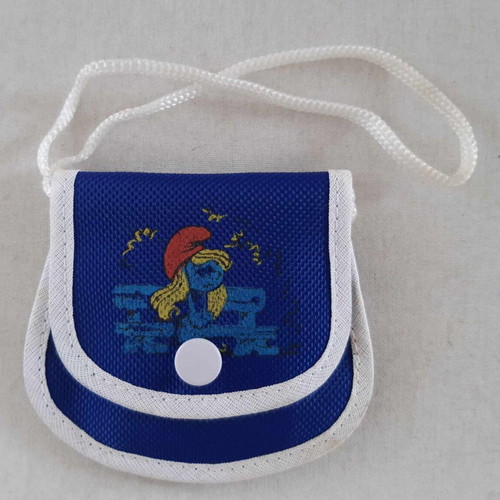 Set of two 1980s wallets-purses new, blue and gold
