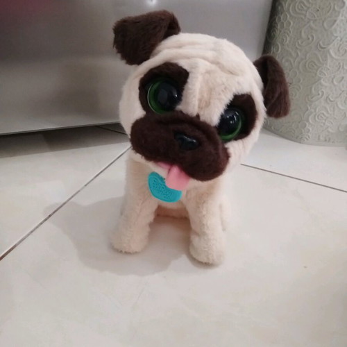 FurReal Friends Pug Husbro interactive dog like new