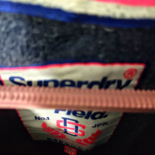 Superdry sweatshirt medium used, blue, warm and thick