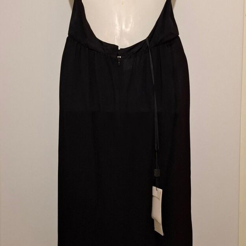 Vintage Dolce & Gabbana D&G Black Halter Neck Maxi Dress 2XL New