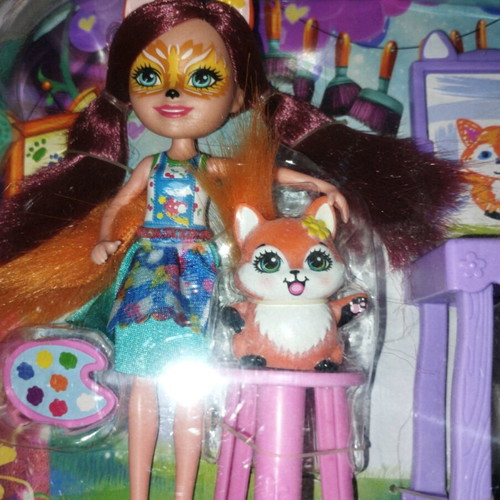 Enchantimals Playset Fox Painter Mattel 2018 new