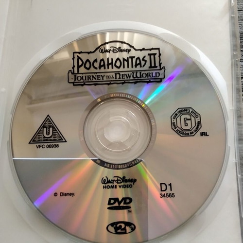 Walt Disney Pocahontas 2 DVD, dubbed