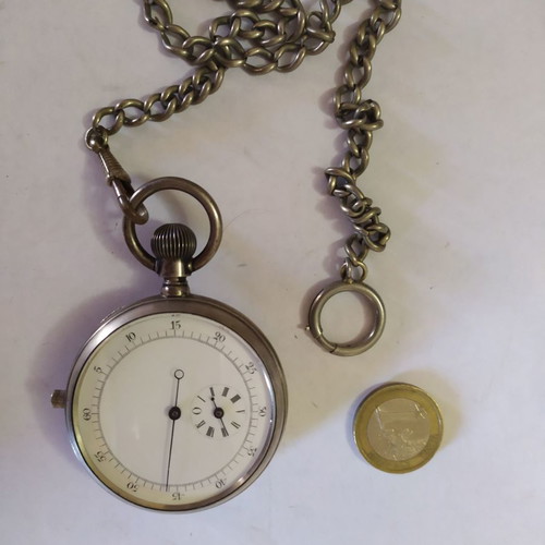 Rare Swiss chronograph pocket watch circa 1900