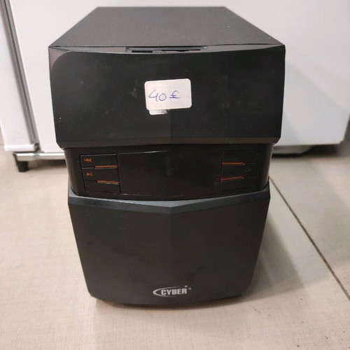 Cyber speaker used with radio, USB and SD card slot