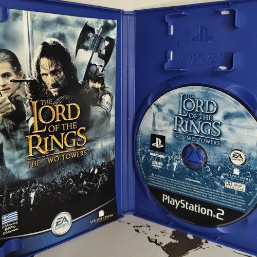 Lord of the Rings The Two Towers PlayStation 2 game, Greek edition