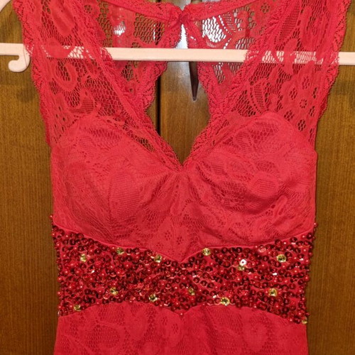 Dress like new, red, size S