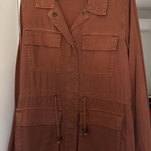Only women's casual jacket in terracotta shade like new, size M
