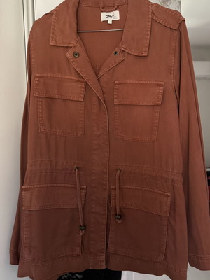 Only women's casual jacket in terracotta shade like new, size M