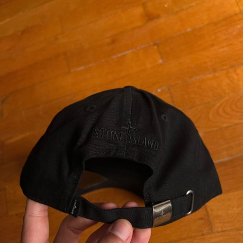 Stone Island cap new with black logo, unworn