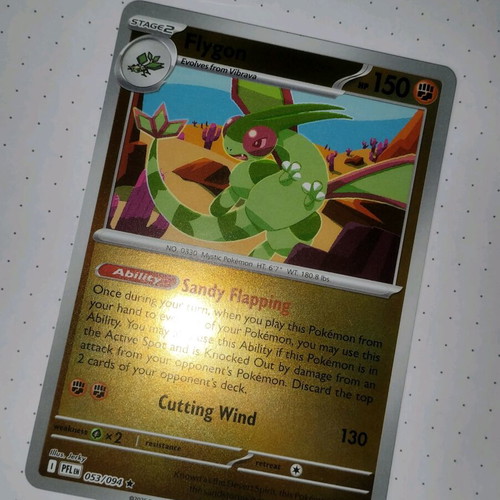 Flygon Pokemon card like new