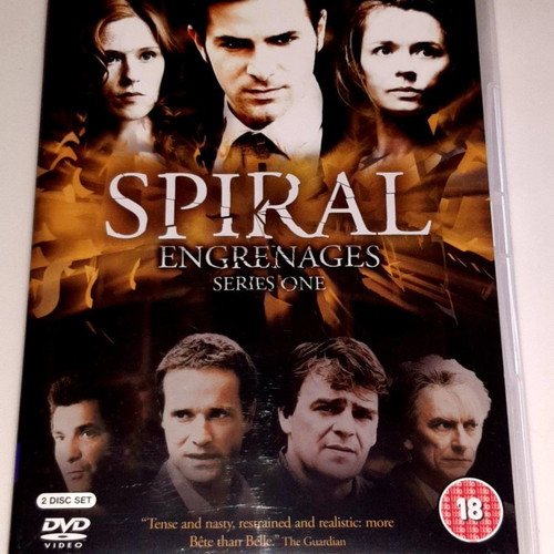 Spiral Engrenages DVD used, crime series with English subtitles
