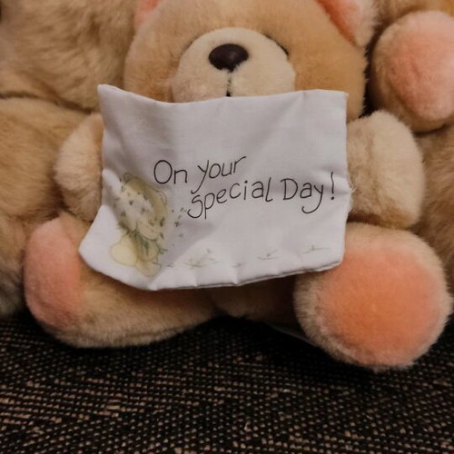 Forever Friends 3 plush bears like new Andrew Brownsword