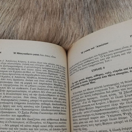 Bhagavad Gita book like new, Greek edition