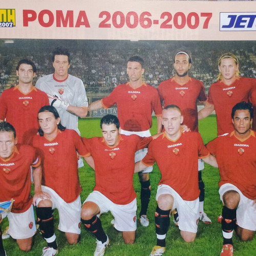 AS Roma 2006-07 mini poster like new