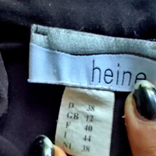 Heine black elegant jumpsuit with buttons, size M