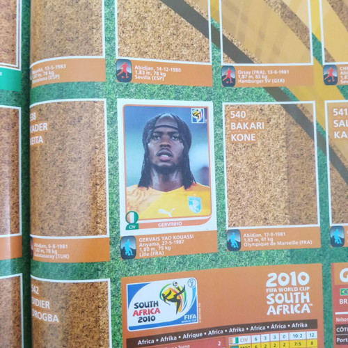 Panini FIFA World Cup South Africa 2010 sticker album, collectible