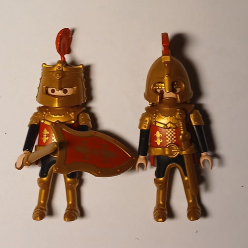 Φιγούρες ιπποτών Playmobil μεταχειρισμένες, σετ 3 τεμαχίων