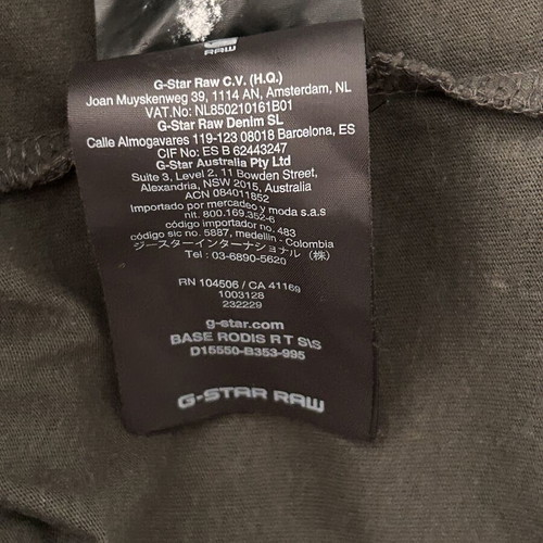 G-Star Raw Basic T-shirt used, olive, size M