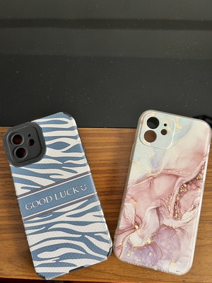 iPhone 12 cases set, one used and one like new
