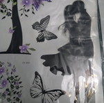 3D wall stickers, two large sheets, new