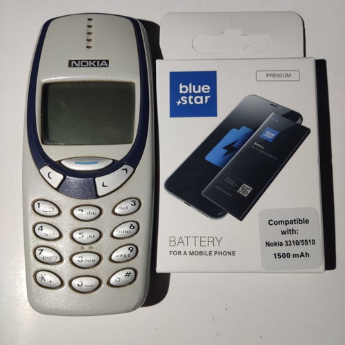 Nokia 3330 used with new battery and original charger