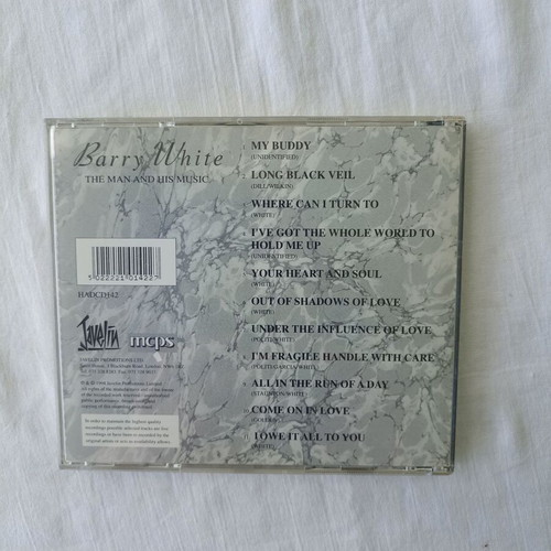 Barry White The Man And His Music CD new, R&B / Soul