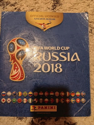 Fifa World Cup 2018 Official Sticker Album μεταχειρισμένο, σχεδόν ολοκληρωμένο