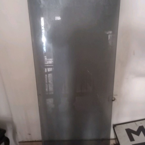 Securit tempered safety glass grey tinted 150x50 cm like new