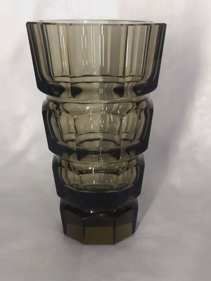 Βάζο Moser Art Deco μεταχειρισμένο, Jozef Hoffmann, Τσεχοσλοβακία 1925