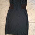 Bershka dark green teal tight mini dress, size S