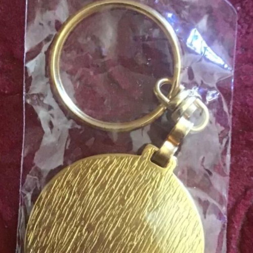 Montenegro basketball keychain, orange and gold