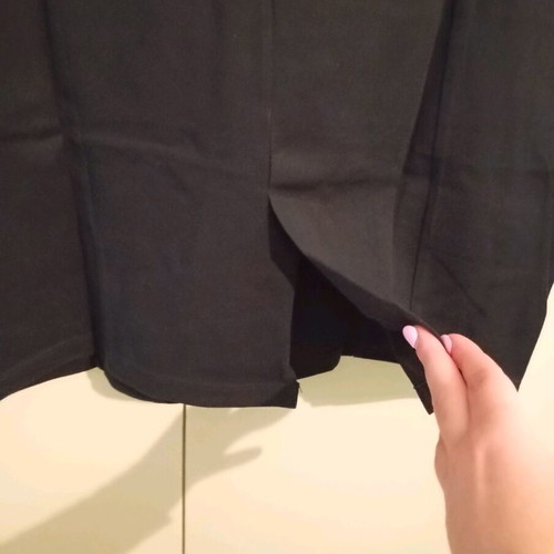 H&M short fitted dress two-tone grey/black like new