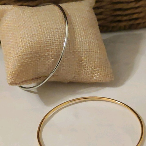Handcuff bracelet new made of steel, gold and silver colors