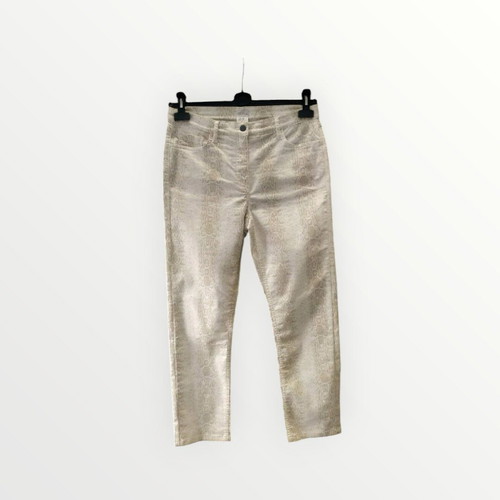 Elastic pants with snake print size M like new