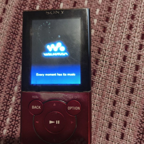 Sony Walkman NWZ-E444 8GB used, red, fully functional