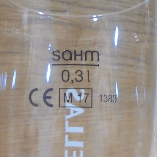 Fix Hellas beer set of 2 promotional glasses 0.3lt used