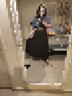 Φούστα καφέ one size με ζώνη σαν καινούργιο