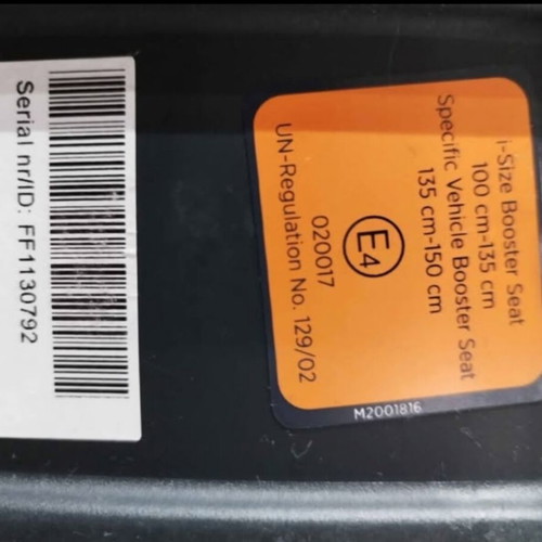 BeSafe iZi Flex FIX i-Size Car Seat like new, booster with backrest