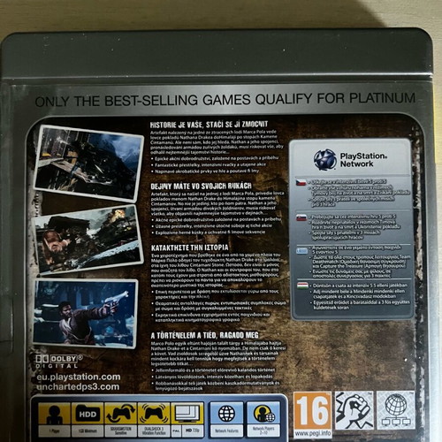 Uncharted 2 like new, excellent condition