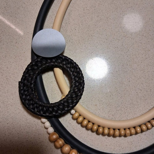 Women's statement necklace like new, boho modern geometric style