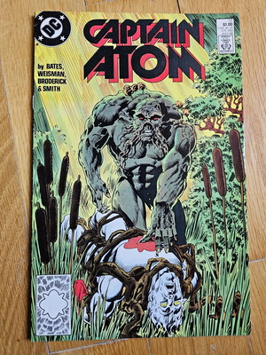 Captain Atom #17 comic used with Swamp Thing appearance