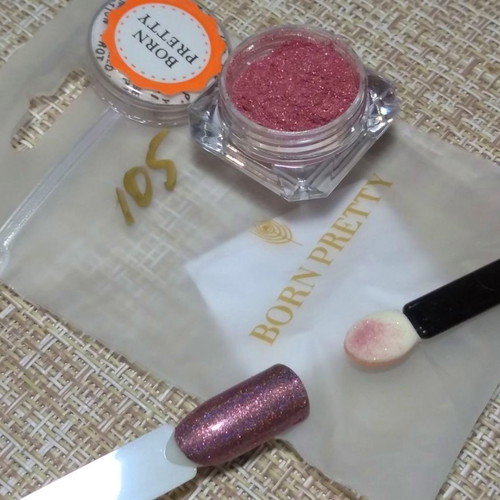 Born Pretty No - 105 Magic Powder Mirror Effect Nail Powder for Manicure and Pedicure new
